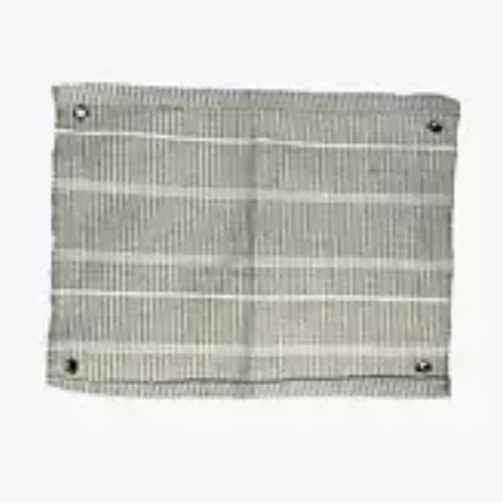 Dash & Albert Bunny Williams PET UV Rug Sample Samson Grey HandWoven Beige 23x18